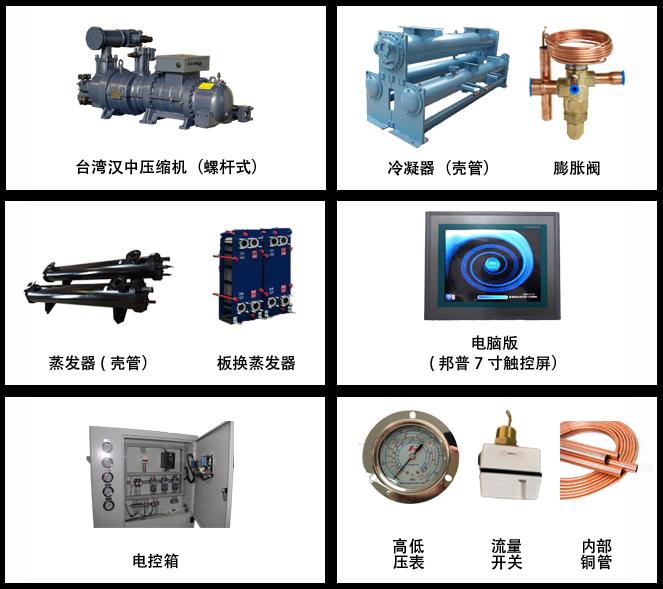 低溫螺桿型水冷冷水機